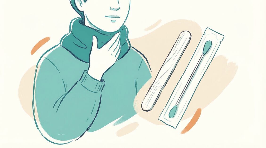 Sore throat and strep testing