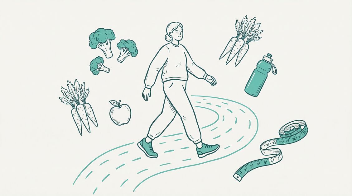 Sustainable weight loss journey